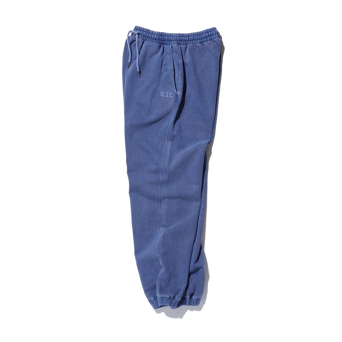 [KIT] LOGO PIGMENT SWEAT PANTS &#039;BLUE&#039;