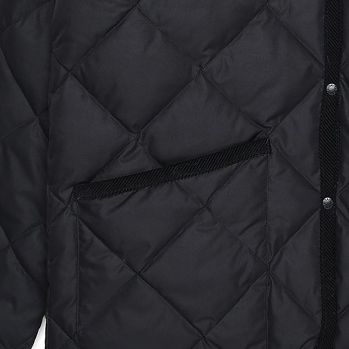 [TAION] 19AW PIPING COLLARED DOWN JACKET (TAION-109CI) &#039;BLACK&#039;