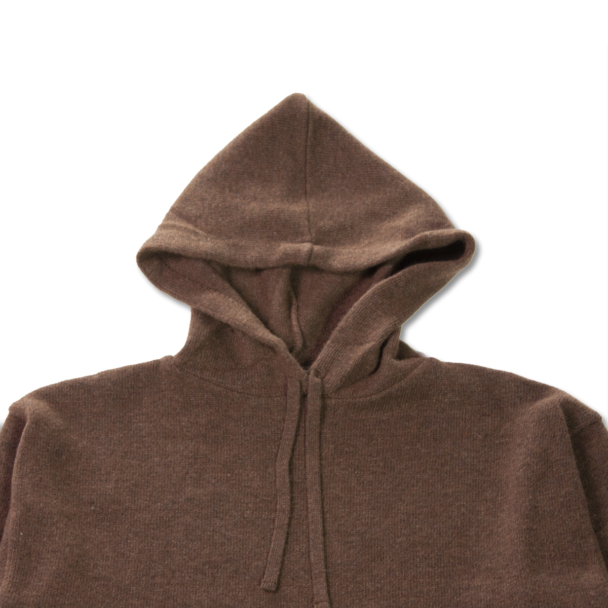 [8DIVISION] OVERSIZED KNIT HOODIE ‘BROWN’