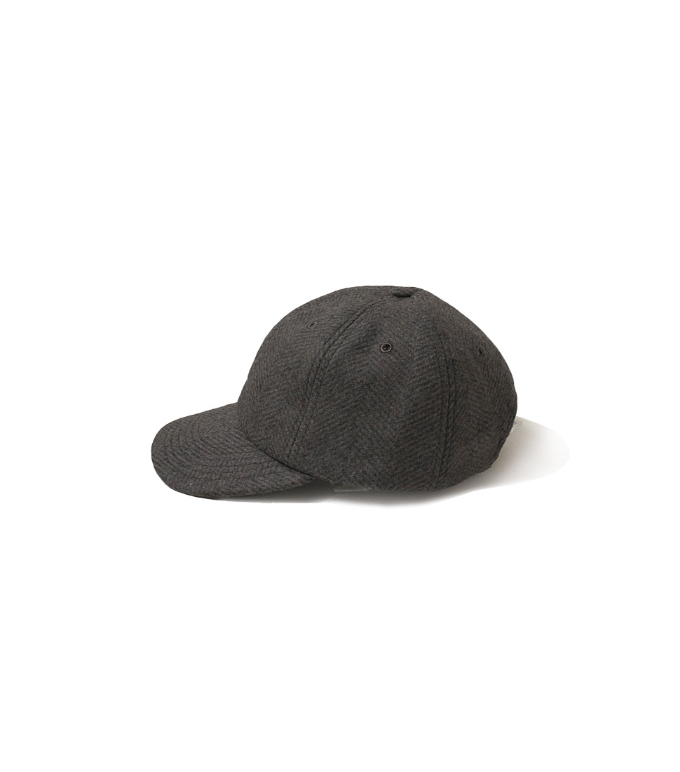 [LOWNN]&quot;LOWNN&quot; FRONT SIGNATURE CAP &#039;HERRINGBONE’