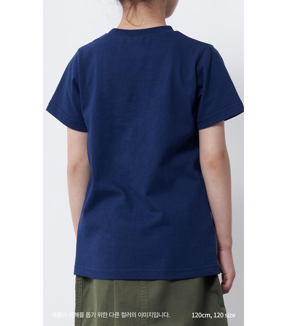 [GRAMICCI]KIDS ONE POINT TEE&#039;DUSTY RED&#039;