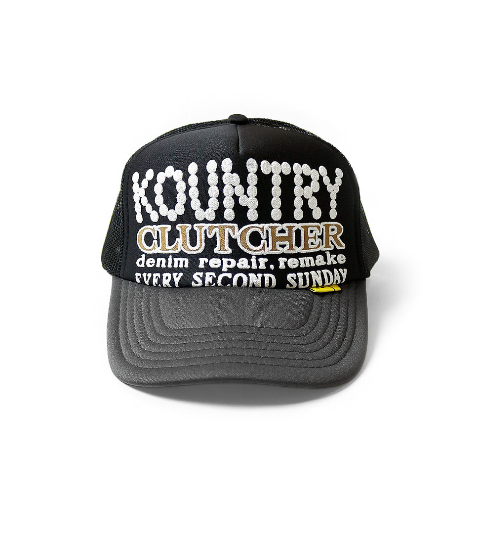 [KAPITAL] KOUNTRY PEARL CLUTCHER TRUCK CAP&#039;BKG&#039;