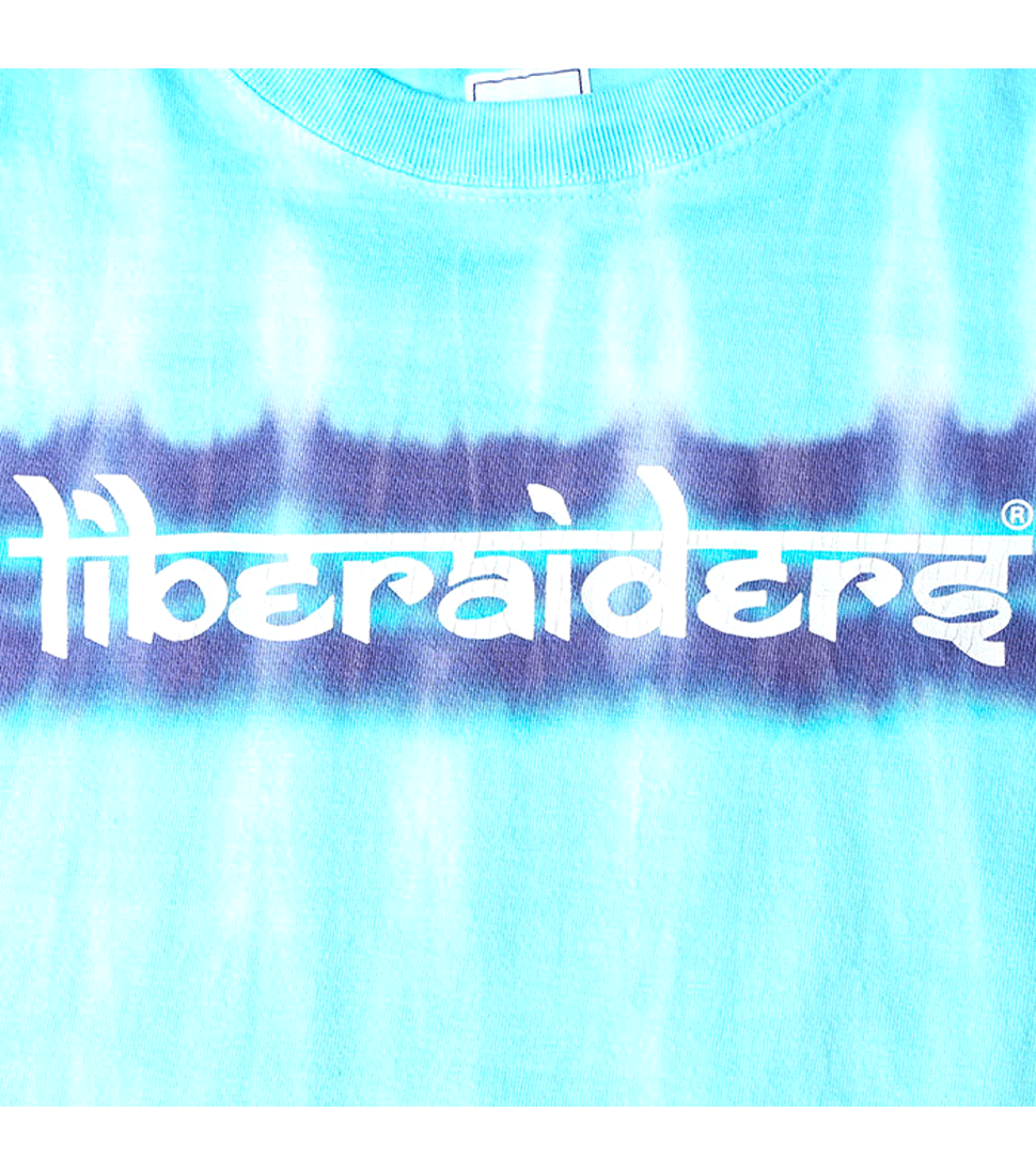 [LIBERAIDERS] BORDER TIEDYE TEE &#039;BLUE&#039;
