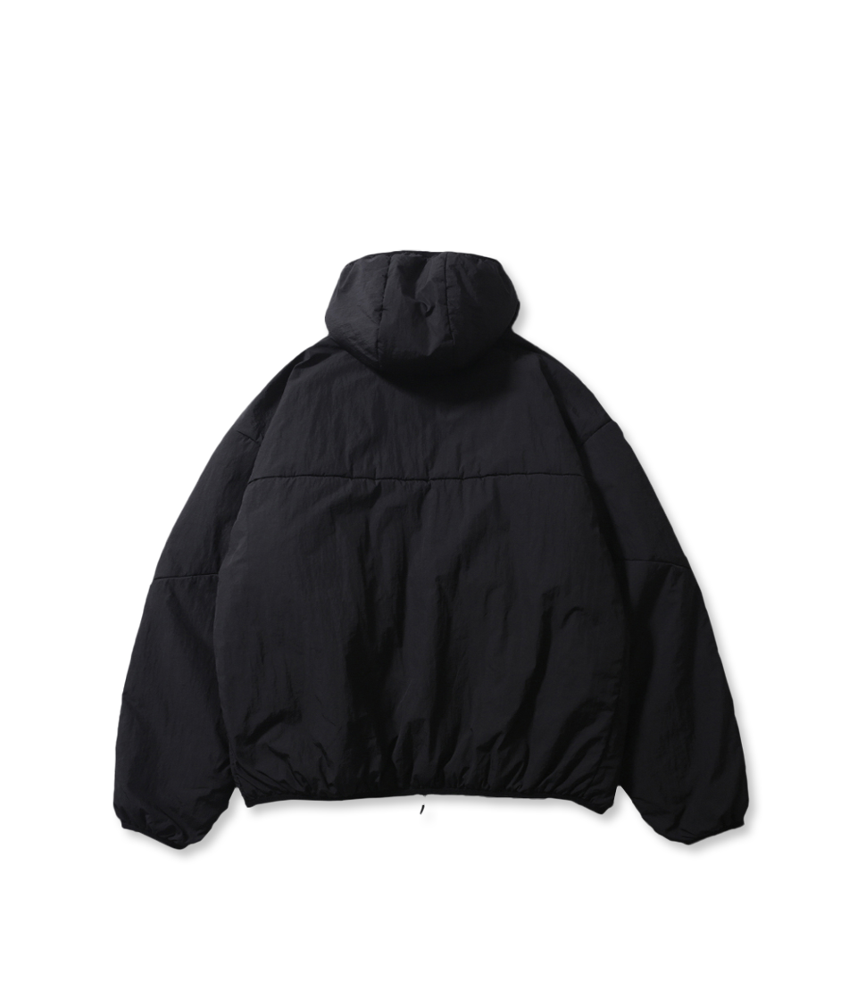 [MOIF]DOUBLE-ZIP INSULATED PARKA&#039;BLACK&#039;
