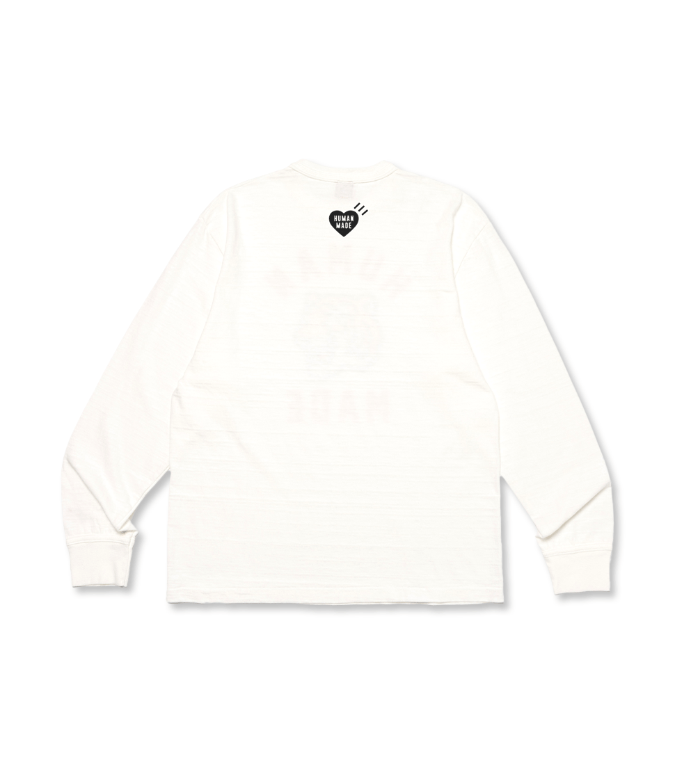 [HUMAN MADE]GRAPHIC L/S T-SHIRT  &#039;WHITE&#039;