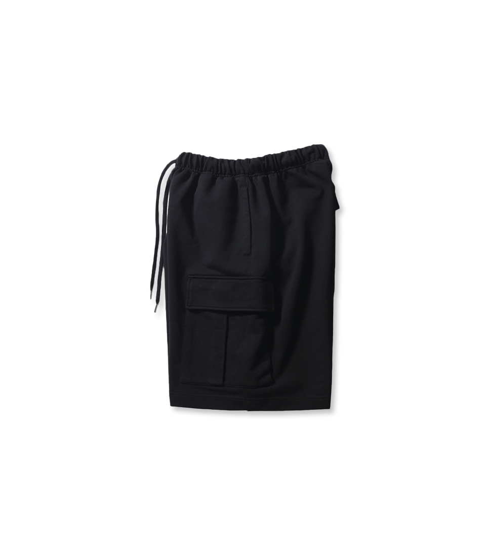 [MOIF]OVER MIL SWEAT SHORTS&#039;BLACK&#039;