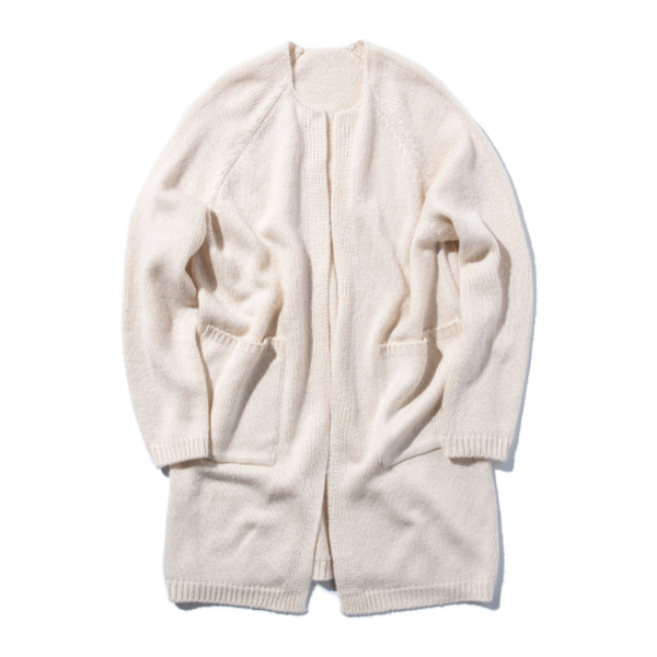 [STAND OUT STORE] 4G KNIT COAT &#039;ECRU&#039;