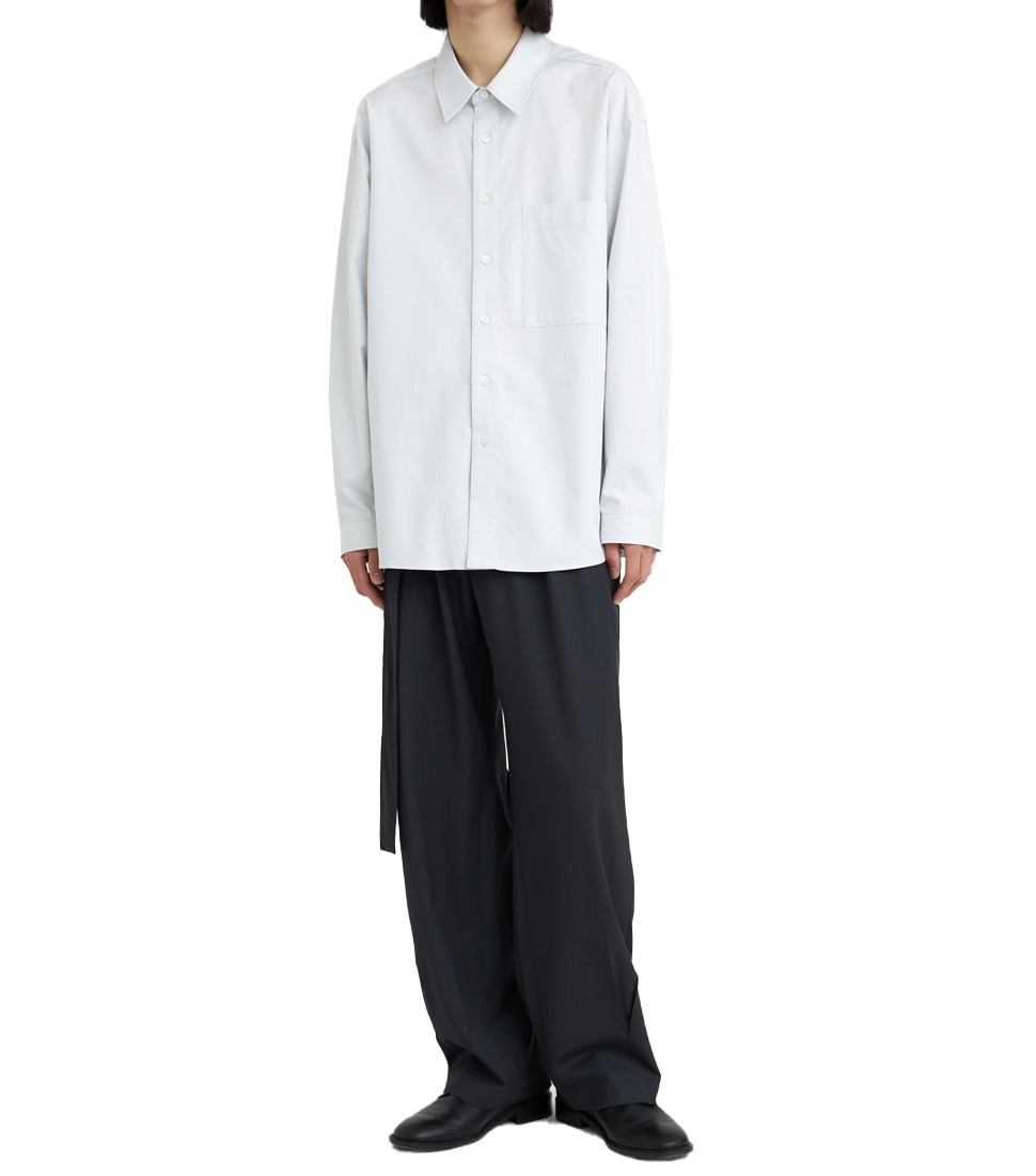 [YOUTH] LOOSED PLEATS PANTS &#039;CHARCOAL GREY&#039;
