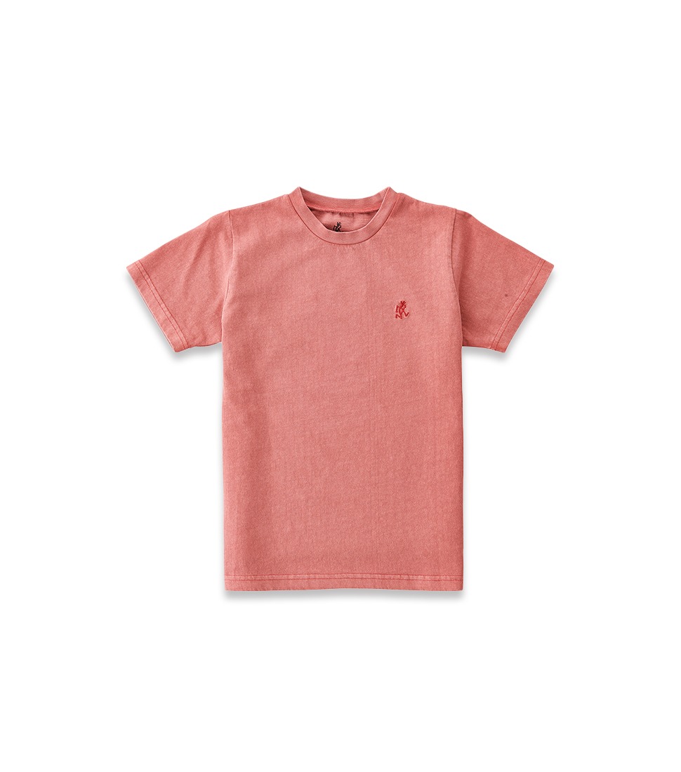 [GRAMICCI]KIDS ONE POINT TEE&#039;DUSTY RED&#039;