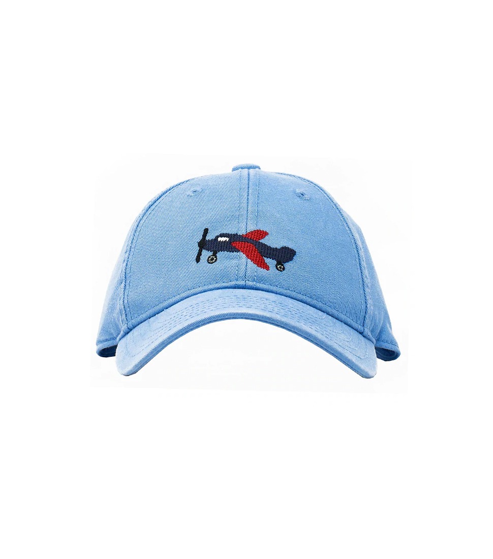 [HARDING LANE]KIDS AIRPLANE COTTON CANVAS BASEBALL HAT &#039;LIGHT BLUE&#039;