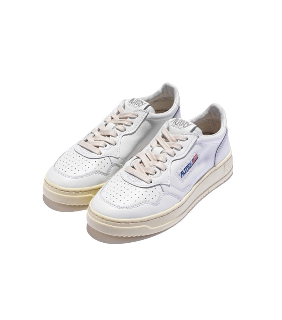 [AUTRY]MEDALIST SNEAKERS LL LEATHER/LEATHER &#039;WHITE&#039;