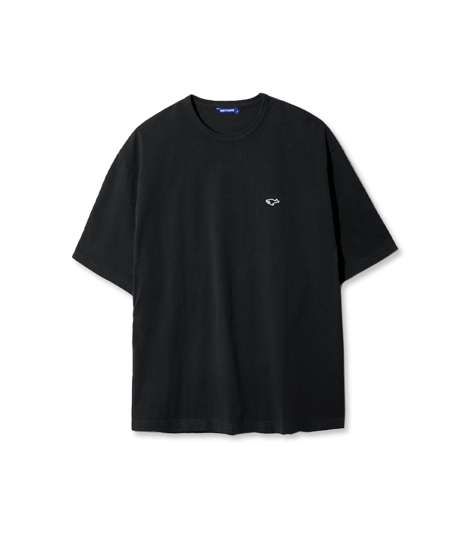 [NEITHERS] WIDE S/S T-SHIRT &#039;BLACK&#039;