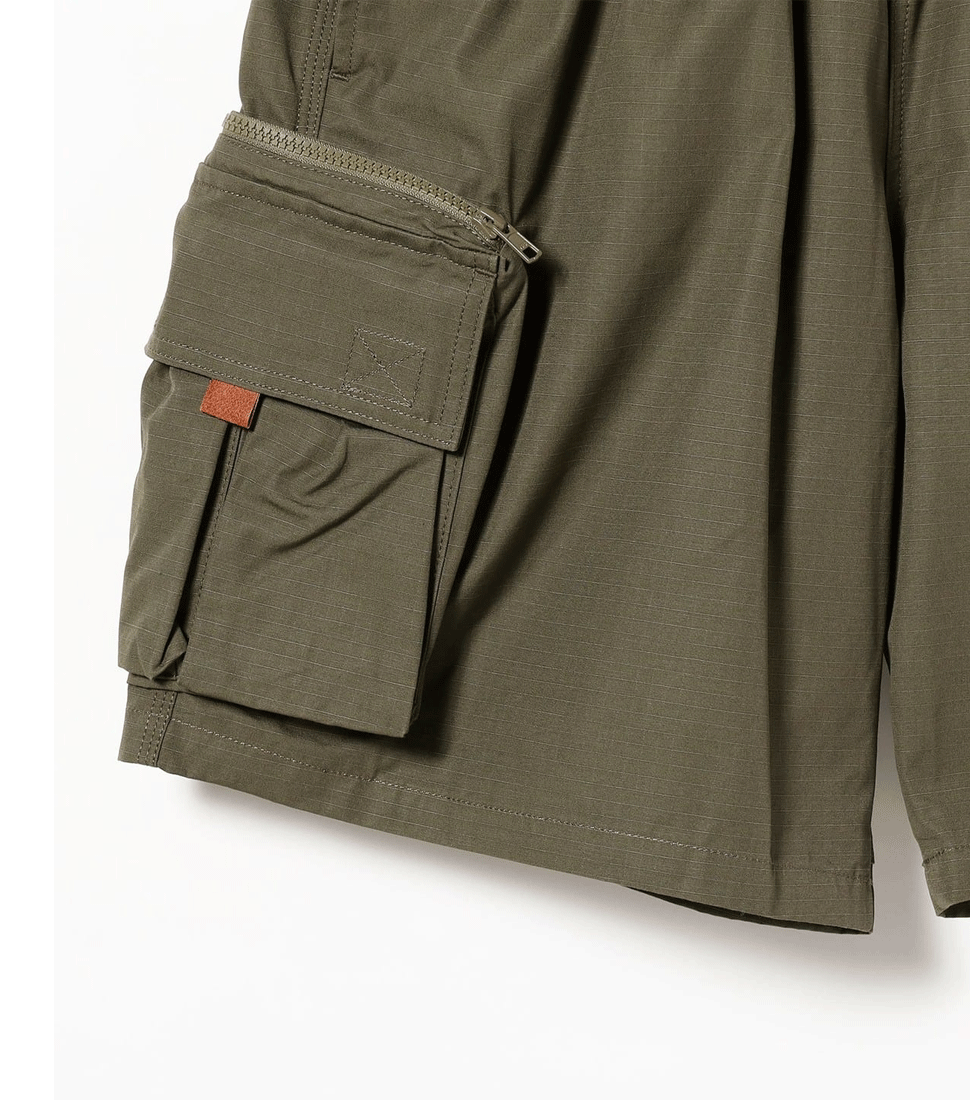 [KENNETH FIELD]GUIDE SHORTS IIRIPSTOP&#039;OLIVE&#039;