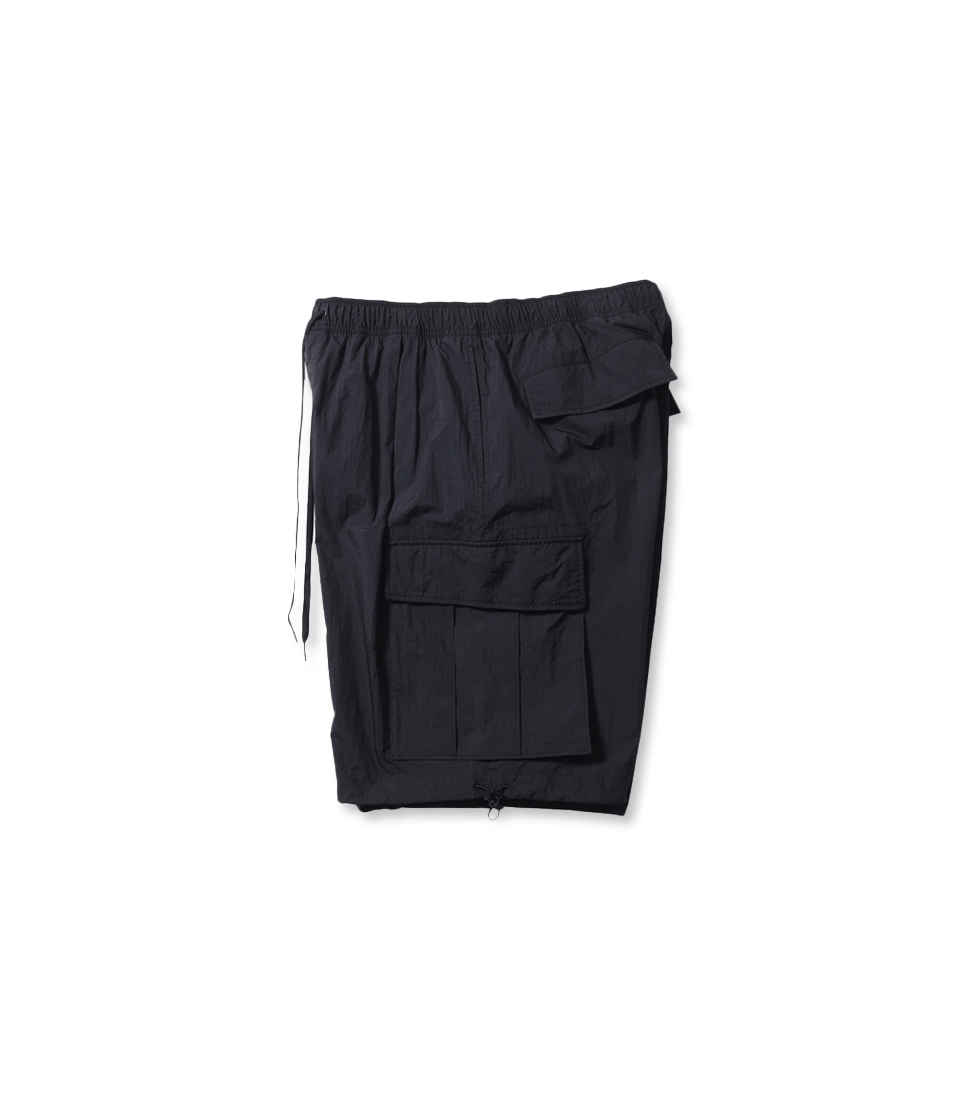 [MOIF]OVER MIL 6P SHORTS&#039;BLACK RIPSTOP&#039;