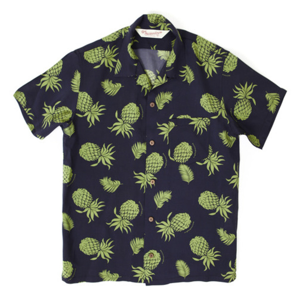 [OUTSTANDING CO.] 50&#039;S TROPICAL SHIRT [NAVY]