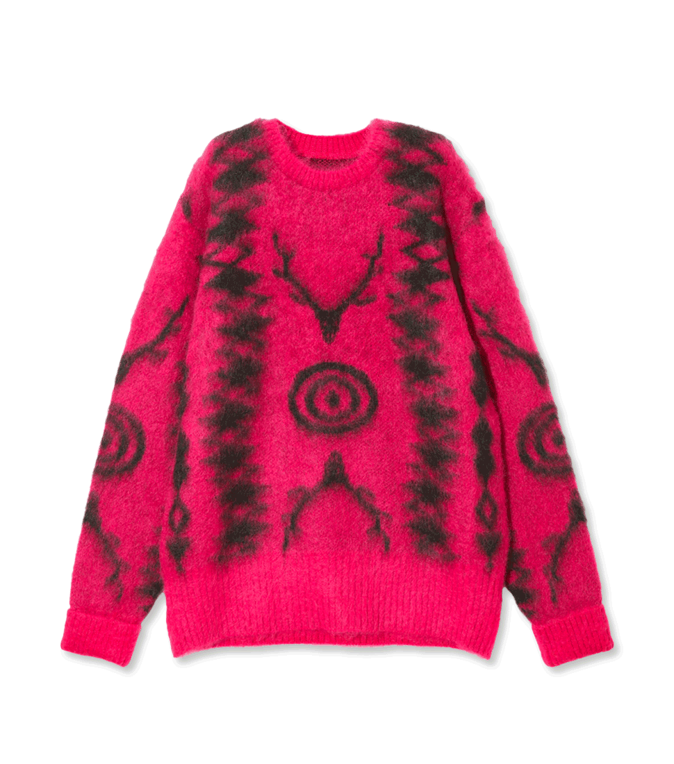 [SOUTH2 WEST8]LOOSE FIT SWEATER - S2W8 NATIVE &#039;PINK’